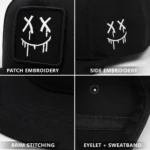Custom Embroidered Flat-Brim Hip-Hop Cap