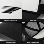 Custom Velocity Wing Mesh Trucker Cap