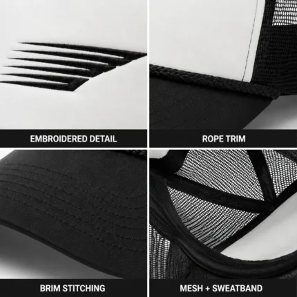 Custom Velocity Wing Mesh Trucker Cap