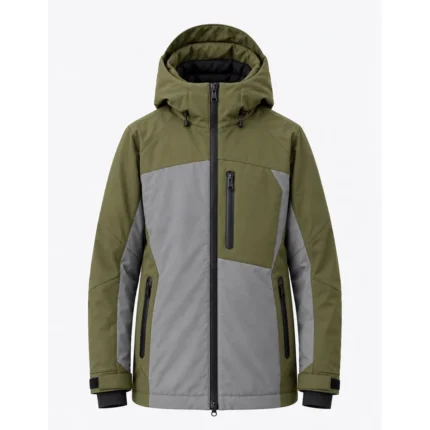 Custom Men Olive Snowboard Jacket