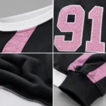 Custom Off-Shoulder Crop Sweatshirt