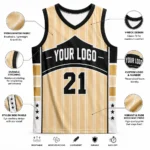 Custom Sublimated Mesh Basketball Jersey