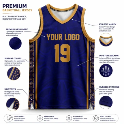 Custom Sublimated Basketball Jersey