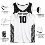 Custom Mono Strike Basketball Jersey