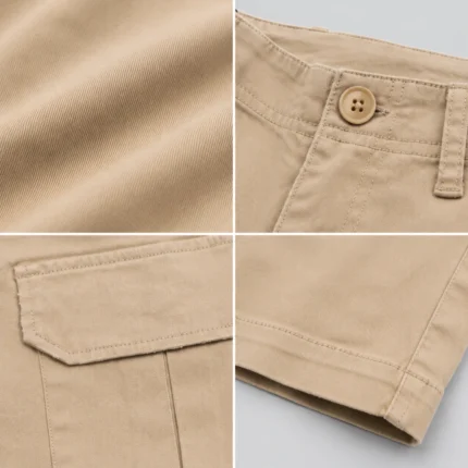 Premium Cotton Cargo Shorts