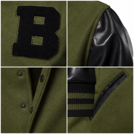 Custom Men B-Letter Varsity Jacket
