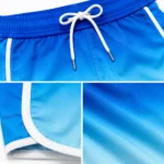Custom Gradient Quick-Dry Beach Shorts