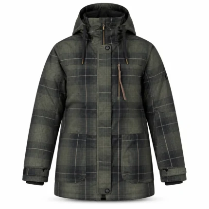 Custom Plaid Insulated Snowboarding Hoodie