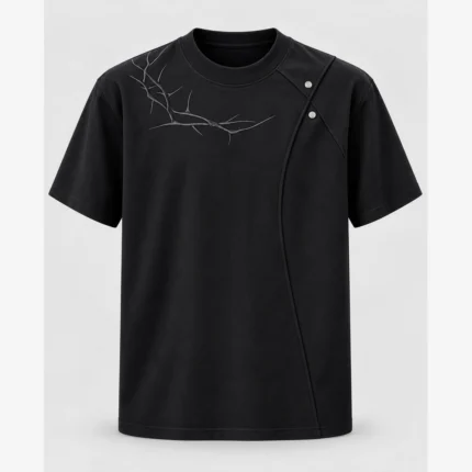 Custom Asymmetric Premium Streetwear T-Shirt