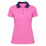 Custom women’s cotton polo shirt