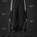 Custom Stripe Oversized Sweatpants