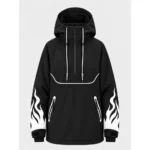 Custom Long Flame Snowboard Hoodie