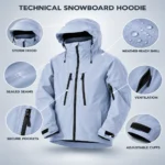 Custom Technical Snowboard Hoodie Jacket