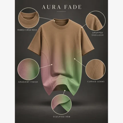 Custom Premium Gradient Oversized T-Shirt