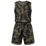 Custom Camo Basketball Uniform Set