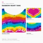 Custom Rainbow Tie-Dye Tank Top