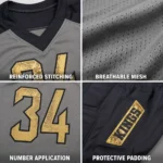 Custom V-neck American Football Uniform Set