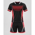 Custom Black & RedChevron Rugby Kit