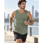 Custom Curved Hem Longline Singlet