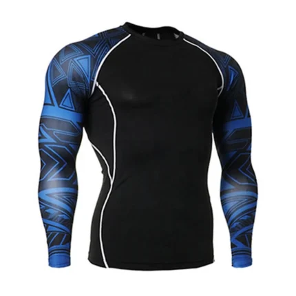 Custom Geometric Long Sleeve Shirt