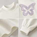 Custom Luna Butterfly Cropped Sweatshirt