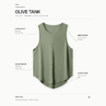 Custom Curved Hem Longline Singlet