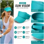Custom Women Sun Visor Cap