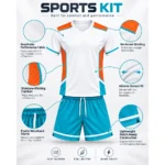 Custom V-neck Side Panels Rugby Kit