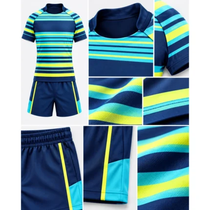 Custom Striped Rugby Kit