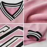 Custom Cropped V-Neck Sweatshirt