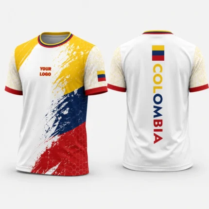 Custom Colombia Sublimation Sports T-Shirt