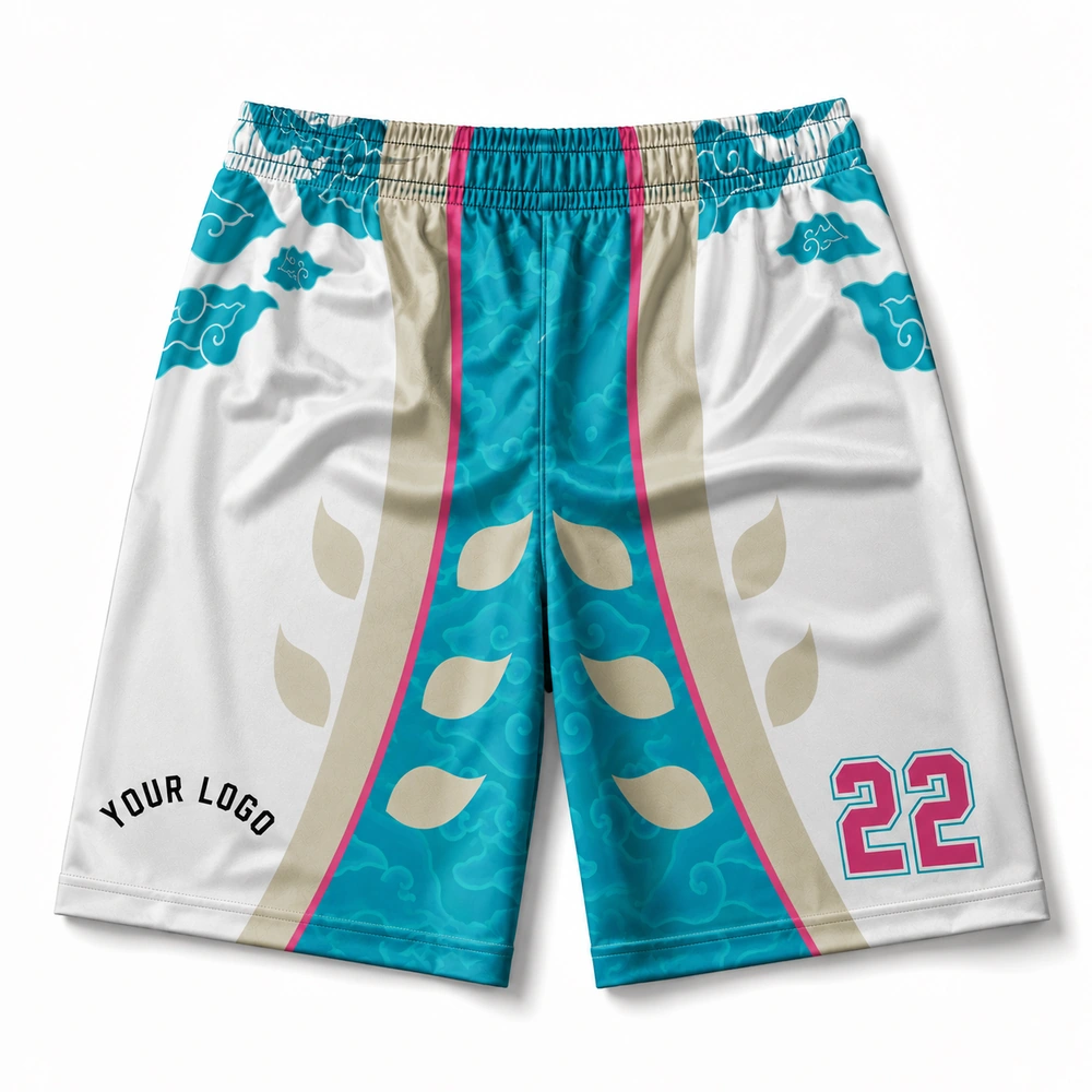 Custom Basketball Sublimated Shorts Custom Basketball Sublimated Shorts