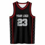 Custom Black Sublimated Basketball Jersey…