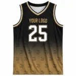 Custom Black& Gold Basketball jersey