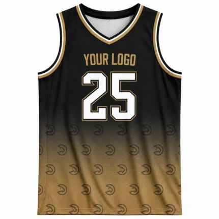 Custom Black& Gold Basketball jersey