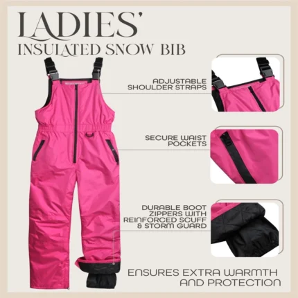 Custom Women Insulated Snow Bib