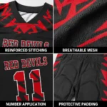 Custom Slesh American Football Uniform Set