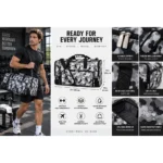 Custom Camo Duffel Bag Multi-Pocket