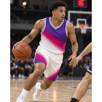 Custom Halftone Basketball Uniform Set