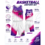 Custom Halftone Basketball Uniform Set