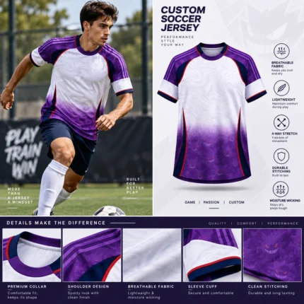 Custom Phantom Gradient Soccer Jersey