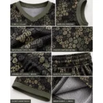 Custom Camo Basketball Uniform Set