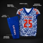 Custom Gators American Football Uniform Set