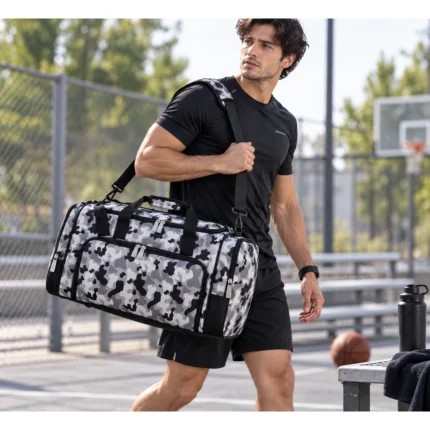 Custom Camo Duffel Bag Multi-Pocket