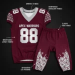 Custom Apex American Football Uniform Set