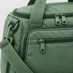 Custom Green Multi-Pocket Duffel Bag