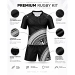 Custom Geometric Sublimated Rugby Kit
