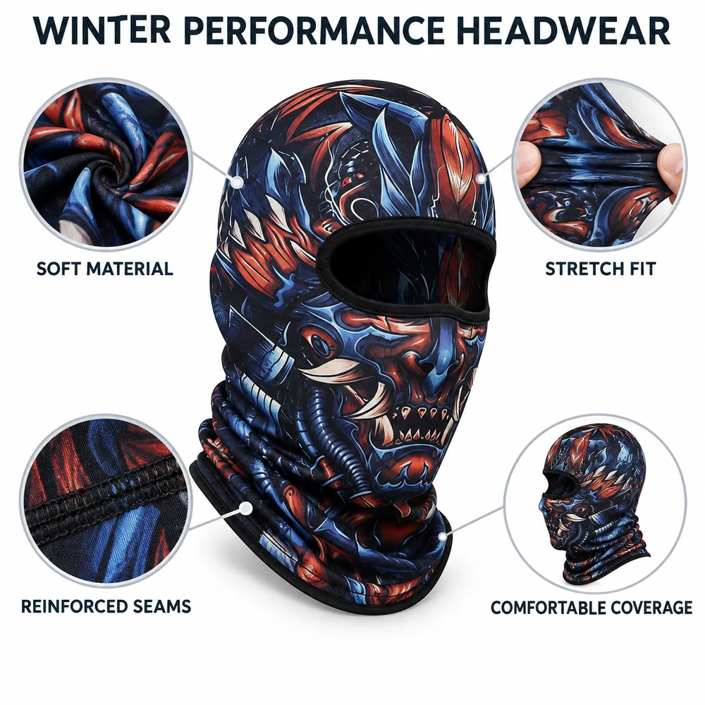 Custom Multi Graphic Balaclava