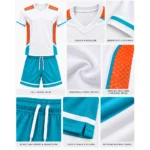 Custom V-neck Side Panels Rugby Kit