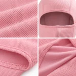 Custom Pink Breathable Mesh Balaclava